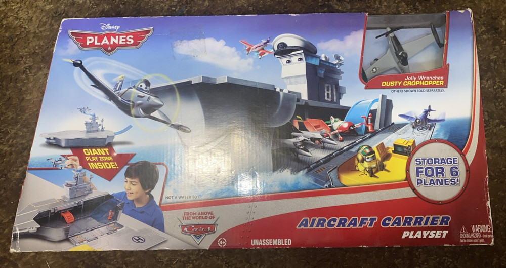 Disney Planes Aircraft Carrier Playset (Disney DUSTY Aircraft Carrier) NEW HTF