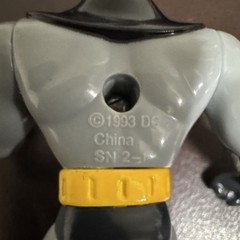 DC Comics Batman Action Figure 1993 Gray Black Yellow Vintage Superheroes