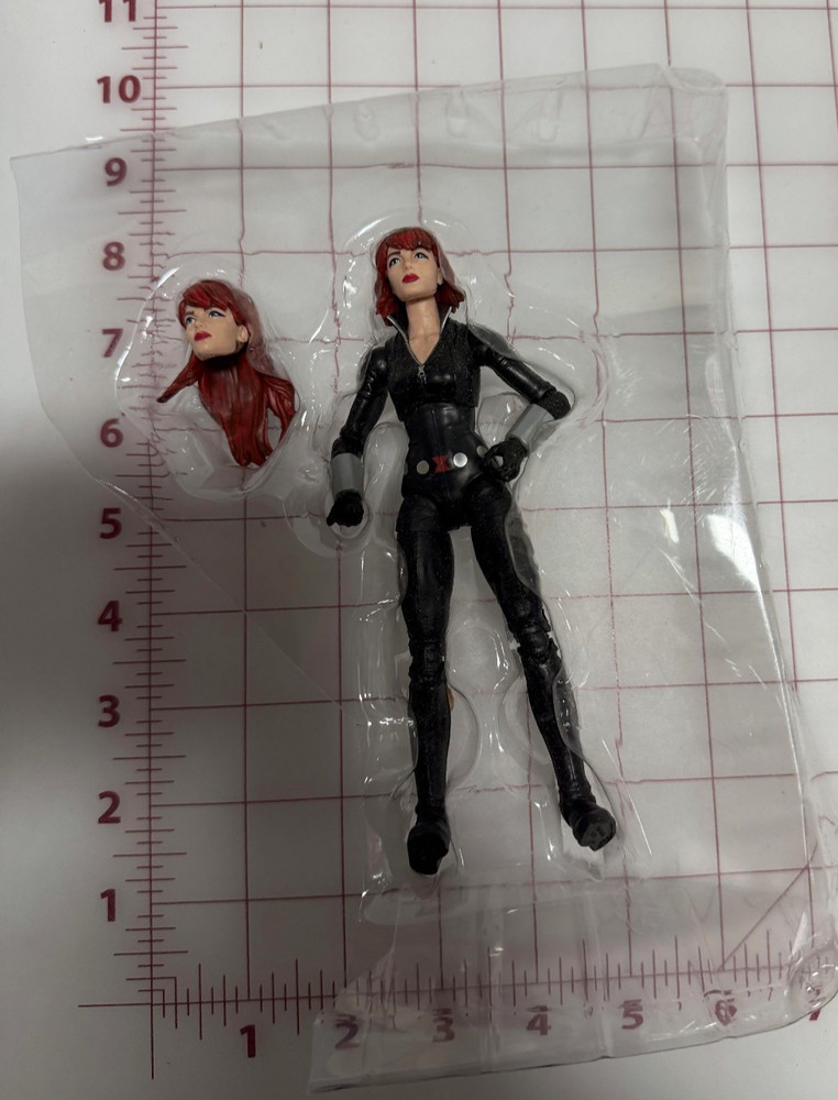 Marvel Legends Ultimate Riders 6 Inch Black Widow Figure New in Plastic Bubble