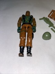 Vtg 1984 GI Joe ARAH Roadblock v1 Heavy Machine Gunner Action Figure 80s JJ