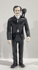 Edgar Allan Poe 5″ Action Figure with Raven 2004 Accoutrements Historical Author