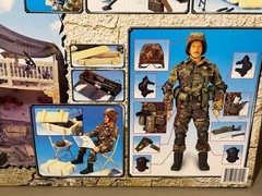 Vintage ARMY FORWARD COMMAND POST For 12″ GI Joe Size Figures Factory Sealed/New