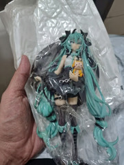 Anime Little Devil Hatsune Miku Dark Angel Racoon PVC Figure Model Ornament Gift