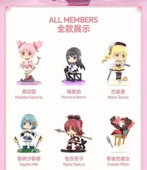 1 Random POP MART Puella Magi Madoka Magica Iconic Scenes Series Blind Box Toy