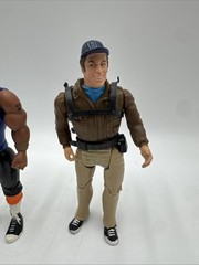The A-Team Vintage 1983 Action Figure Lot: Captain Murdock W/Harness & Mr T