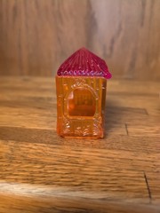 Puppy In My Pocket Lot – 3 Dog Houses & 3 Flocked Puppy Figures 2007 MEG
