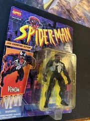 Toy Biz Spider-Man Animated Series Venom Action Figure #47104 SEALED 1990s