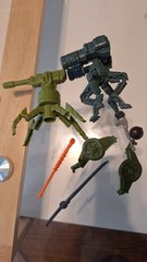 Final Faction Alpha Team Action Figures & Assorted Weapons/Vehicle Large Lot