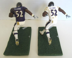 RAY LEWIS MCFARLANE NFL 5 RAVENS HOF LB LOOSE ROOKIE VARIANT REGULAR FIGURE LOT