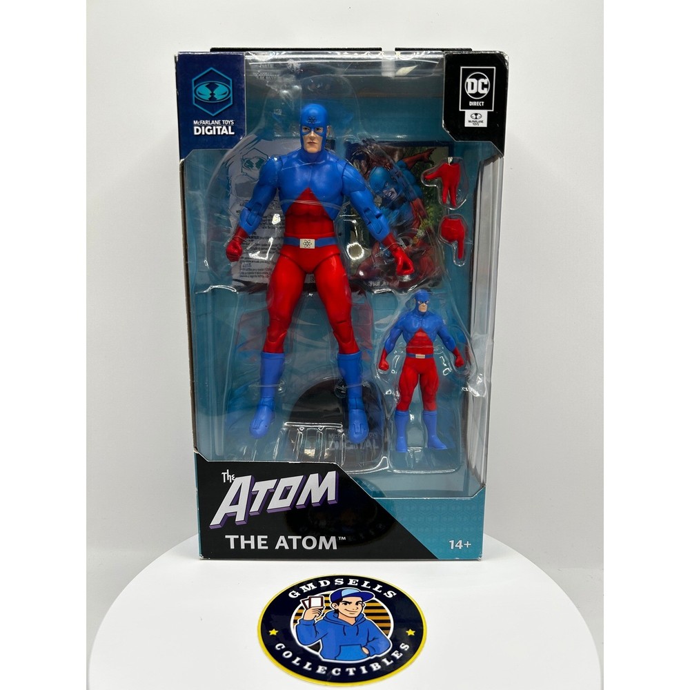 McFarlane Toys Digital DC Direct The Atom Silver Age Ray Palmer 7in Figure New