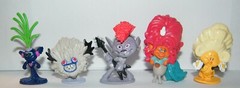 Trolls World Tour Movie Figure Set of 10 W/ Stickers Featuring Poppy Branch More