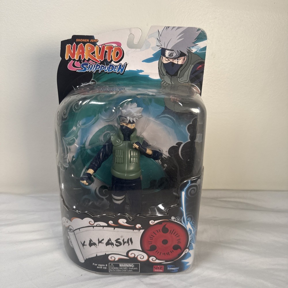 Toynami Shonen Jump Naruto Shippuden Kakashi 7″ Figure with stand 2007 Series 2