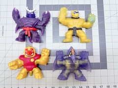 Heroes of Goo Jit Zu Lot of 4 Action Figures – Mixed Lot Moose Enterprise