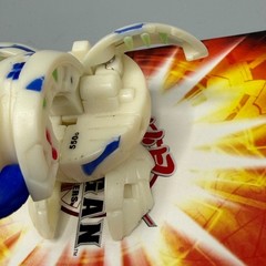 Bakugan Dragonoid 550G Pearl White Aquos B2 Battle Brawlers READ