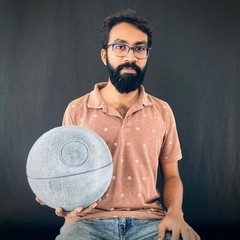 3D Printed Death Star Scaled Down Model