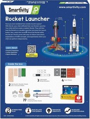 DIY Rocket Launcher STEM Science Toy Kit for Kids Build & Launch Rocket
