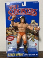 WWE LJN MATTEL SUPERSTARS ULTIMATE WARRIOR 8″ ACTION FIGURE BLUE CARD SHIPS NOW