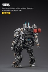 JOYTOY STEEL BONE H09 FIGHTING MECHA SILVER GUARDIAN Robot & Pilot 1/25 Figure