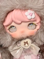 ZFAZ Luxi Picnic Bunny 600% Evening Breeze Firefly Grey Pink Collectible Plush