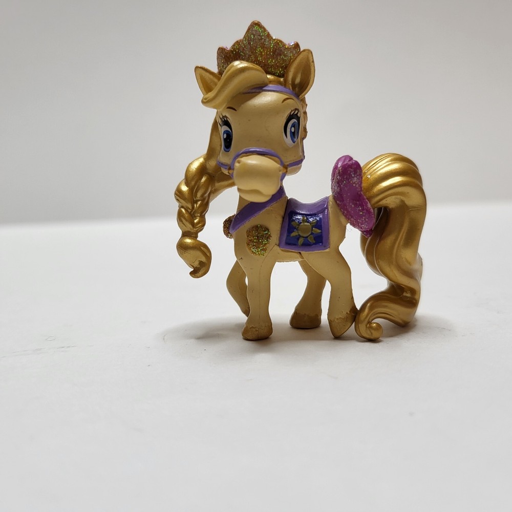 Horse Disney Palace Pets Whisker Haven Blonde Mini Figure 2.5” Collectible Toy