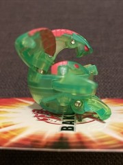 Bakugan Battle Brawlers Percival Neon Green Translucent Ventus 620G Good Cond