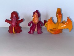 3 Vntg 1990’s TOMY Nintendo POKEMON Figure Lot – Charizard Charmeleon Charmander