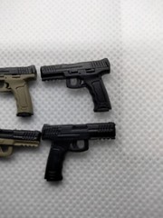 9mm Semi Auto Pistol 1/12 Scale Weapon Action Figure Accessory Force