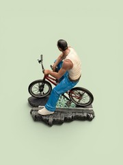 CJ Johnson Grand theft Auto San Andreas figure. NEW 1:10 Scale