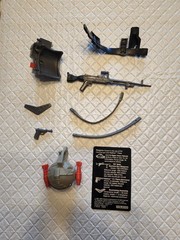 Turbo Eddie Hayes Vintage Rambo Force Of Freedom Figure Complete 1986 Coleco