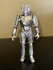 Doctor Who Cyberman Cyber Controller Figure Blue Eyes Variant Exposed Brain