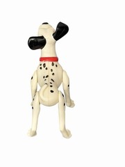 Vintage Disney 101 Dalmatians Pongo PVC Dog Red Collar Figure 3 Inch Jointed…17