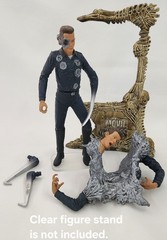 MOVIE MANIACS Series 4 T-1000 T2 Terminator Figure Diorama 2001 Robert Patrick