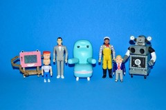 Super7 Pee-Wees Playhouse ReAction Figure Lot Set Custom Prototype Captain Carl