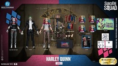 NEW MIB McFarlane DC Multiverse Collector Club Harley Quinn Joker Level 4 Set