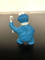 Vintage TAP DANCING COOKIE MONSTER Tara Toy PVC Muppets SESAME STREET Hat B1
