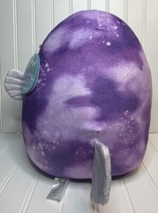 2022 SQUISHMALLOWS “Easton The Anglerfish” 12″ Purple Tie-Dye Plush KELLYTOY NWT