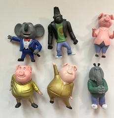 Sing movie set of 6 McDonald’s figures