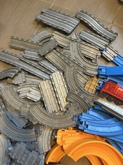 Huge Lot Thomas The Train Take Along Thomas & Friends Track 130 Gray Tracks
