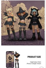 POPMART Peach Riot Witchy Punk Figures Vinyl Toy Gigi Poppy Frankie Witch Style