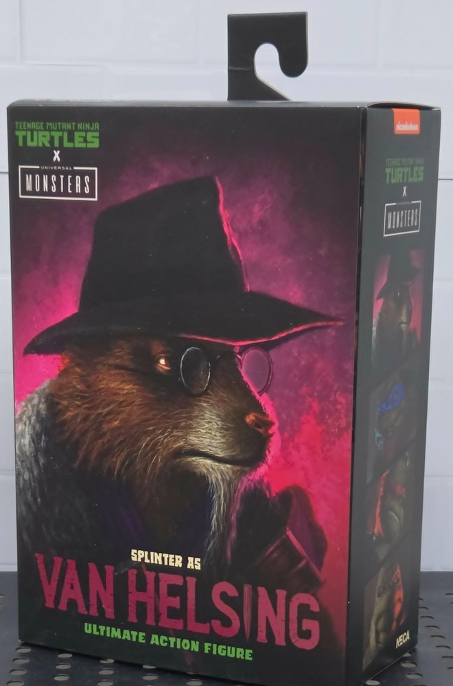 NECA TMNT x Universal Monsters Van Helsing Splinter 🐀🧛