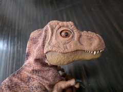 Jurassic Park World Real FX Baby T-Rex Tyrannosaurus Dinosaur Puppet SEE VIDEO