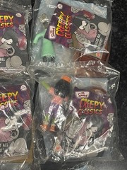 2002 The Simpsons Creepy Classics Burger King Kids Meal Set of 8 New Sealed
