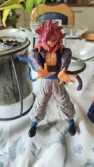Gogeta SSJ4 Style Action Figurine DBZ Character Tabletop Collection Toy Gift