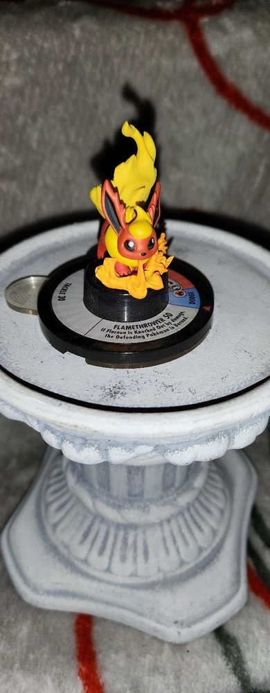 Pokemon TFG Trading Figure Game Flareon Booster Kaiyodo 2009 Toy Japan 2.2in