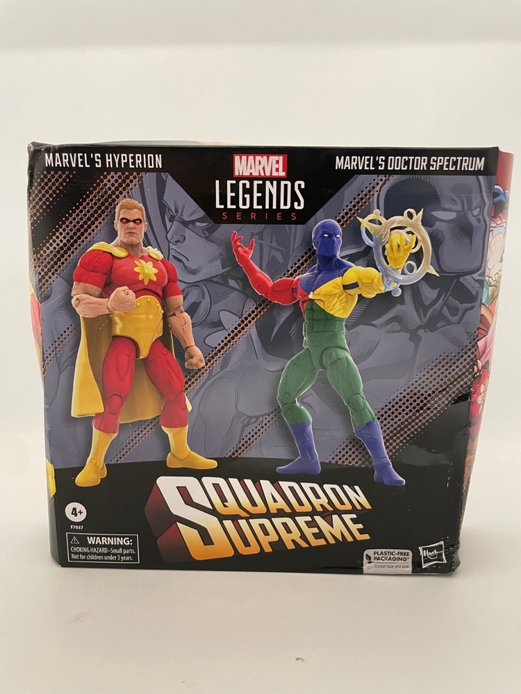 Hasbro Marvel Legends Series Squadron Supreme Marvel’s Hyperion & Dr Spectrum