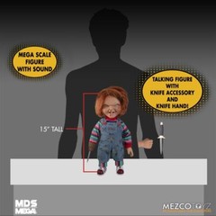 Child’s Play 2 Menacing Chucky 15″ Mega Figure Mezco Toyz OE