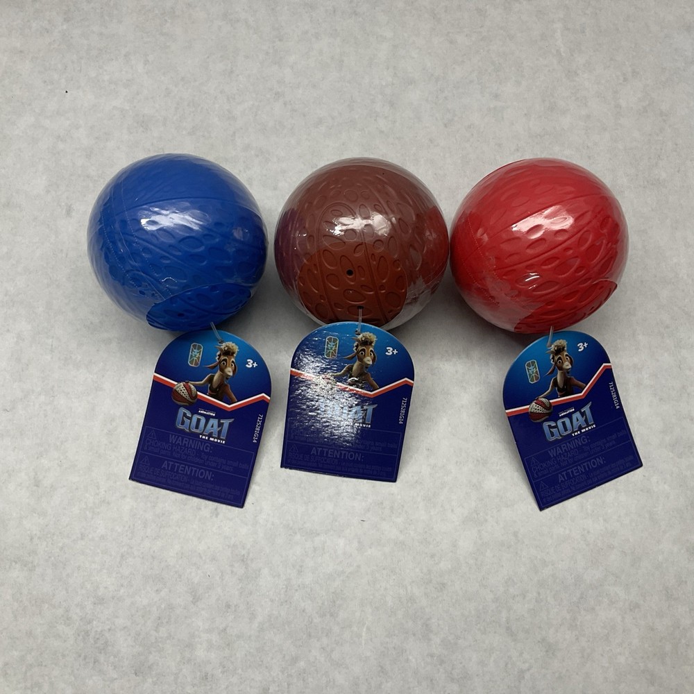 GOAT THE MOVIE 2.5″ Blind Mystery Figure Roarball Jada Toys – 3 Balls with tags