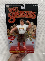 NEW Mattel WWE LJN Superstars Series 3 Rowdy Roddy Piper Chase Black Card Target