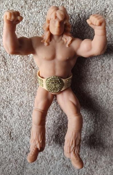 The Ultimate Warrior LJN Style 8 inch Xox Custom Figure Solid Rubber with Belt