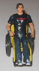 Avatar Jake Sully Wheel Chair Figure & RDA Base: 2009 Mattel James Cameron Movie